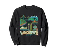 Vancouver Canadá Travel Souvenir City Landmark Turista Regalo Sudadera