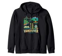 Vancouver Canadá Travel Souvenir City Landmark Turista Regalo Sudadera con Capucha
