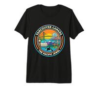 Vancouver, Canadá, Viaje de IDA y Vuelta, Recuerdo, Regalo turístico de la Ciudad Camiseta Premium