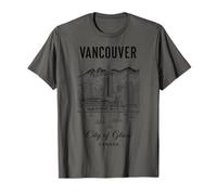 Vancouver Ciudad De Cristal Canadá Camiseta