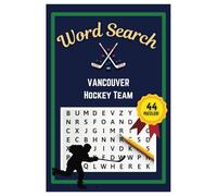 Vancouver Hockey Word Search Puzzle Book: Word Searches with easy to read print | 6x9 inches | 44 Puzzles, 396 Words, 66 Pages | Gift for Hockey Fans, Vacations, Road Trips, Holidays, & Free Time