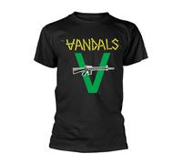 VANDALS, THE - PEACE THRU VANDALISM BLACK T-Shirt Small