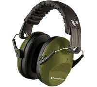 Vanderfields Orejeras de protección auditiva Premium - Reducción de sonido de amplio espectro 33,2 dB a 2 KHz - Cascos de protección auditiva - Adultos + adolescentes - Verde