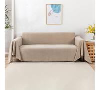 VanderHOME Antideslizante Fundas de sofá Ajustables Impermeable Cubre Sofá Protector Extraíbles Almohadilla para sofás Protector de Mascotas 180 * 260cm-Curry