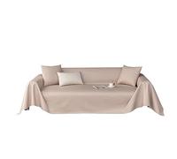 VanderHOME Funda de Sofá Antideslizante Suave Protección de Muebles Funda de Sofá Protectora Impermeable Cojín de Sofá Desenfundable Protector de Mascotas 90 * 210cm-Color del té con Leche(1 PC