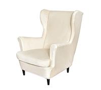 VanderHOME Funda de Sofá Elástica Suave y Minimalista - Estilo Moderno para Sofá Pequeño - Beige Claro