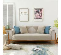 VanderHOME Funda de sofá Impermeable Funda de sofá Antideslizante Protector de sofá Extraíble y Ajustable para Descansar en el sofá 45 * 45cm-Caqui-Funda de Almohada （2 Piezas）