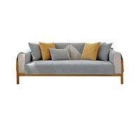 VanderHOME Funda de sofá Impermeable Funda de sofá Antideslizante Protector de sofá Extraíble y Ajustable para Descansar en el sofá 70 * 90cm-Gris-Cubierta del reposabrazos (Sólo 1 Pieza)