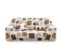 VanderHOME Funda Elástica para Sofá 2 Plazas, Funda de Sofá con Estampado Elástico Fundas para Sofá Ajustables Estampada, Universal Funda Sofa Antideslizante