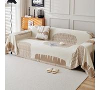 VanderHOME Funda Sofa, Cubre Sofas, Funda de sofá, Manta Cubre Sofa, Funda de sofá Lavable para Todas Las Estaciones, Manta Sofá Multifunción 180 * 420cm-Curry