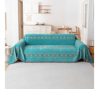 VanderHOME Funda Sofa, Cubre Sofas, Fundas de Sofás Bohemios, Manta Cubre Sofa, Funda de sofá Lavable para Todas Las Estaciones, Manta Sofá Multifunción 180 * 360cm-Verde