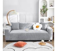 VanderHOME Funda Sofa Elastica Moderna Antideslizante Cubre Sofas de Poliéster Jacquard Elástico Fundas de Sofá para Sala Protector para Perros Mascotas (2 Plaza, Gris Verdoso)