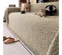 VanderHOME Plaid Sofa,Multifuncional Plaid Cama, Funda Cubre Sofa Suave y Delicada Al Tacto, Resistente a Los Arañazos y Duradera, Fundas Decorativas para Sofás 180 * 230cm-Verde