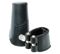 Vandoren LC21L - Abrazadera de cuero con boquillero para clarinete