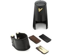 Vandoren LC27P - Abrazadera de cuero con boquillero de plástico para saxofón alto