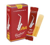 Vandoren SR2625R - Caja de 10 cañas java red n.2.5 para saxofón alto