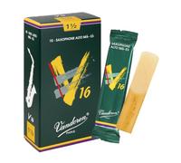 Vandoren SR7015 - Caja de 10 cañas v16 n.1.5 para saxofón alto