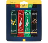 VANDOREN SRMIXA2 Boquillas para Saxofón, Alto saxofón, Jazz, incluye 1 de cada: ZZ, V16, Java y Java rojo fuerza 2