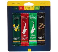 Vandoren, SRMIXA3, Boquillas para Saxofón, Alto saxofón, Jazz, incluye 1 de cada: ZZ, V16, Java y Java Red resistencia 3
