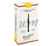 Vandoren Traditional White Master Bb Clarinet Reeds 4 (10 Pack)