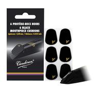 Vandoren VMCX6 - Pack de 6 protectores para boquillas, color negro