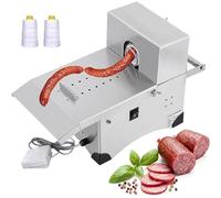 vanenferse Atadora Eléctrica para Embutidos Máquina Atadora De Salchichas De 0 a 45 Mm Máquina Atadora Y Anudadora De Salchichas De Acero Inoxidable Máquina para Uso Comercial En El Hogar