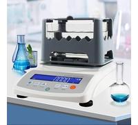 vanenferse Densímetro, Densímetro Digital con Pantalla LCD para Materiales como Caucho Y Plástico, Medidor De Volumen De Densidad Sólida, Resolución De Densidad 0,001 G/cm³