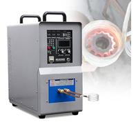 vanenferse Equipo Calentamiento por Inducción Alta Frecuencia Industrial 15/20 KW, Forja por Inducción 30-100KHz, Forja para Herreros, Horno para Soldadura, Temple, Recocido, Metal