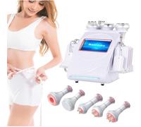 vanenferse Máquina De Cavitación 6 En 1, Dispositivo De Radiofrecuencia De Cavitación 80K, Máquina De Belleza De Chorro Grasa Multipolar para Salón De Belleza Uso Doméstico