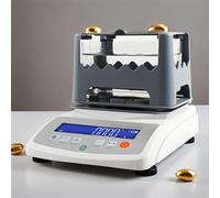 vanenferse Medidor Portátil De Densidad De Sólidos, Densímetro De Sólidos Digital con Pantalla LCD, Precisión Detección 0,001 G/cm³, Equipo De Medición De Densidad Y Volumen para Plástico Y Caucho