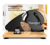 vanerepok Cortador de pan manual para pan de masa madre casero, versátil y de manivela, cortador de pan para masa madre, pan crujiente, etc. Cortadores de acero inoxidable, ancho ajustable para uso