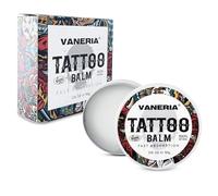 VANERIA Bálsamo para Tatuajes, Crema para Después del Tatuaje, Reduce el picor Cicatrizante para tatuajes, Ilumina los colores de tus tatuajes, 50 g