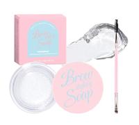 VANERIA Gel para Cejas,Jabón para Cejas,Gel Fijador de Cejas Transparente para Cejas Plumosas & Esponjosas & Congelar Cejas,Larga Duración,14g+Pincel