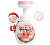 VANERIA Kids Jabón Espumoso de Manos, Sello de Flores, Jabón de Manos Hidratante y Suave para Bebés, Niños y Adultos con Piel Sensible 250ml/8.45 Fl Oz