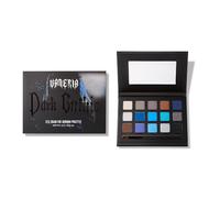 VANERIA Paleta de sombra de ojos ahumada negra, paleta de sombras de ojos Metalli con purpurina mate, paleta impermeable de larga duración (azul gótico)
