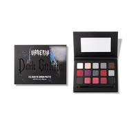 vaneria Paleta de Sombras de Ojos 15 Colores Ahumados,Sombras Negras y Grises con Estilo Gótico,Incluye Matte,Brillo y Metálicos,Larga Duración e Impermeable,Ideal para Halloween y Fiestas(Goth Red)
