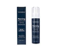 VANERIA Piercing Aftercare Spray, Tratamiento para Piercings para Reducir, Limpiar y Curar los Golpes Nuevos, Irritados, Piercings Vaporizador Fino Tamaño Viaje, 120mL