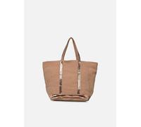 Vanessa Bruno Cabas L Porte Epaule En Lin Et Paillettes T.U Beige