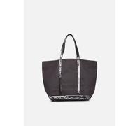 Vanessa Bruno Cabas L Porte Epaule En Toile Coton Et P T.U Gris