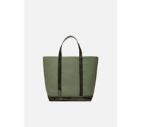 Vanessa Bruno Cabas L Porte Epaule En Toile Coton Et P T.U Verde