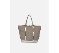 Vanessa Bruno Cabas L Porte Epaule Zippe En Lin Et Pai T.U Marrón