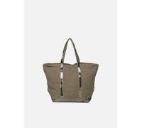 Vanessa Bruno Cabas L Porte Epaule Zippe En Lin Et Pai T.U Verde