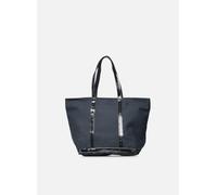 Vanessa Bruno Cabas L Zippé Porté Epaule Toile et Pail T.U Azul