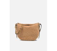 Vanessa Bruno Mini Daily Bag En Fausse Fourrure Et Cui T.U Marrón
