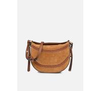 Vanessa Bruno Mini Daily Bag En Suede Et Details Cuir T.U Marrón