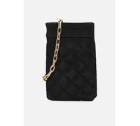 Vanessa Bruno Phone Case Moon En Suede Matelasse T.U Negro