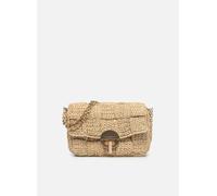 Vanessa Bruno Sac Moon Pm En Raphia Effet Damier T.U Beige
