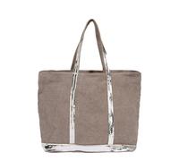 Vanessa Bruno Cabas L Porte Epaule En Lin Et Paillettes T.U Gris