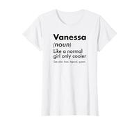 Vanessa como Una Chica Normal Solo Cooler Queen Nombre Camiseta