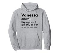 Vanessa como Una Chica Normal Solo Cooler Queen Nombre Sudadera con Capucha